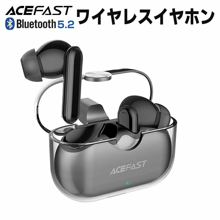 ACEFAST ワイヤレスイヤホン Bluetooth5.2 完全ワイヤレス イヤホン QCC3040チップセット搭載 AptX Adaptiveコーデック対応 HiFi cVc8.0